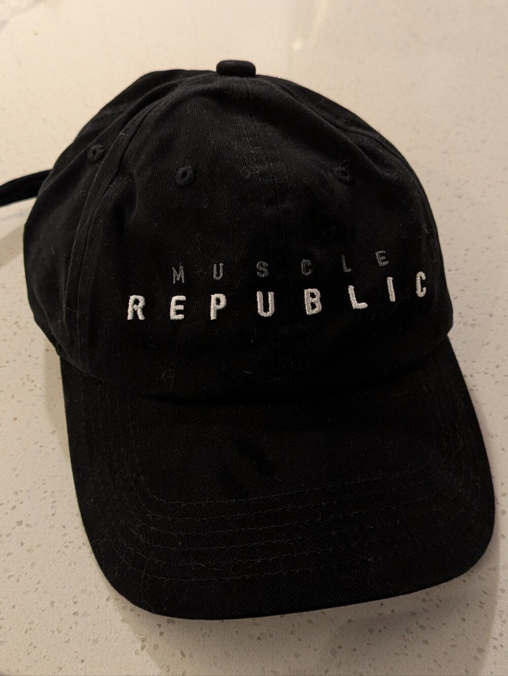 Muscle Republic Black Cap NEW